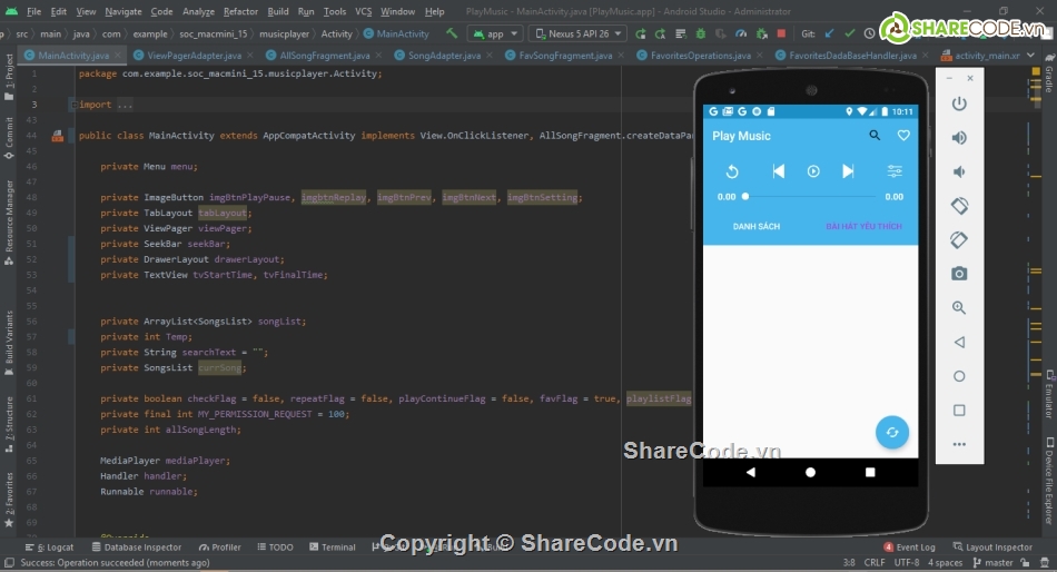 Code đồ án,App Android,Code Android Studio,appnghenhac,codeappnghenhac,fullcodeappnghenhac